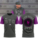 Limited Edition New York Mets Tshirt Purple/Grey