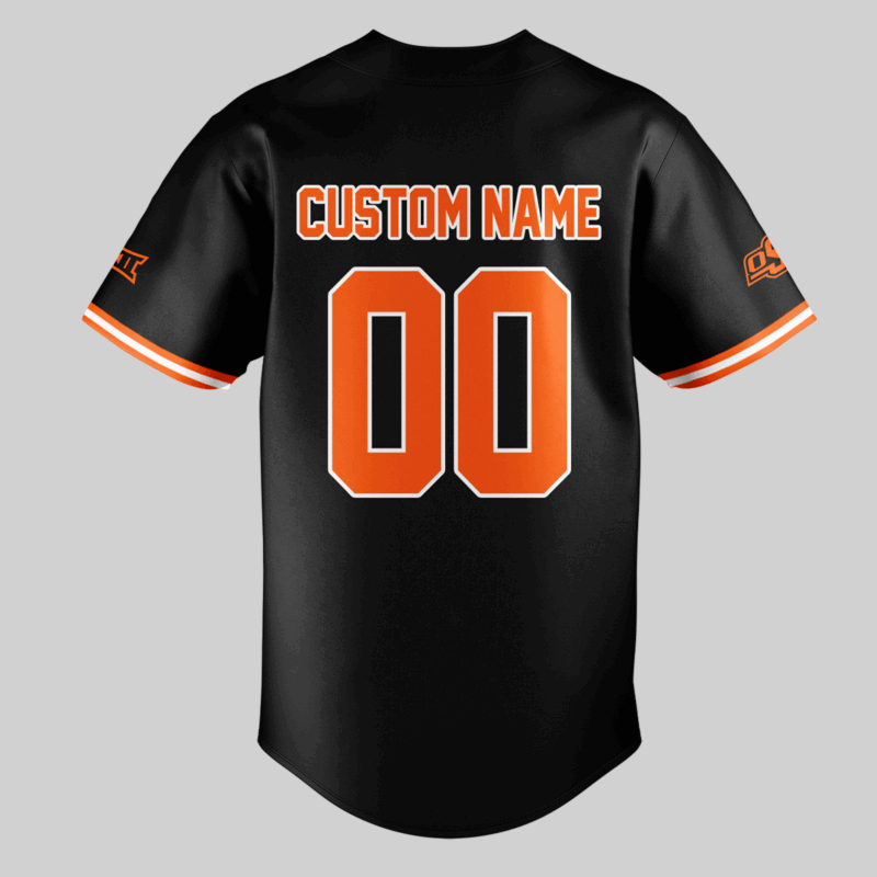 OSU Cowboy Baseball  Special Edition 2025 BASEBALL JERSEY Custom Number and Custom Name - Image 3