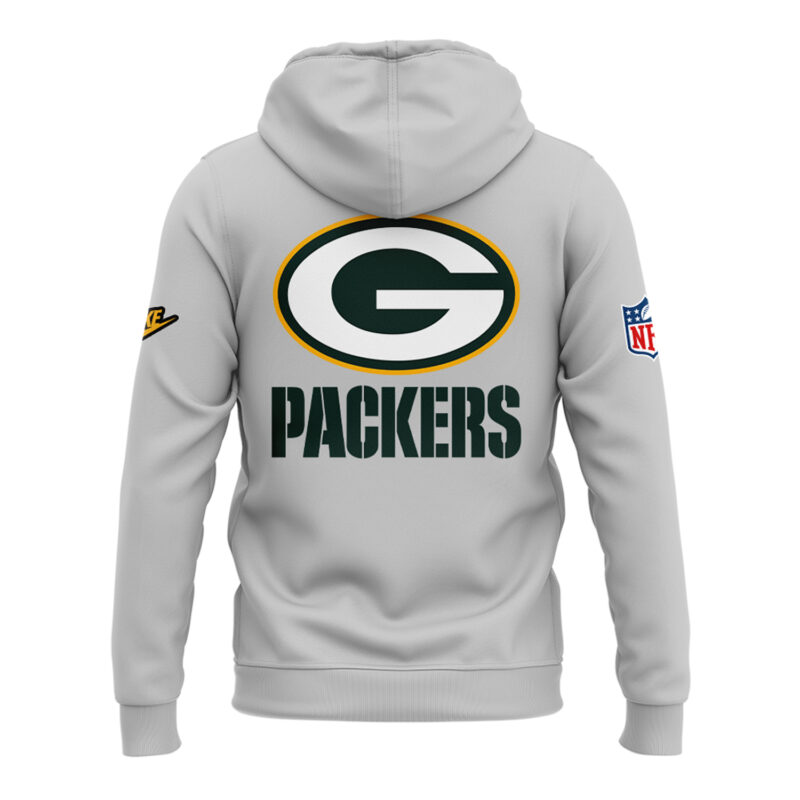 Limited Edition Green Bay Packers Hoodie Gray 2025 - Image 3