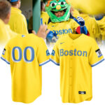 Boston Red Sox Nike Gold/Light Blue City Connect Replica Jersey