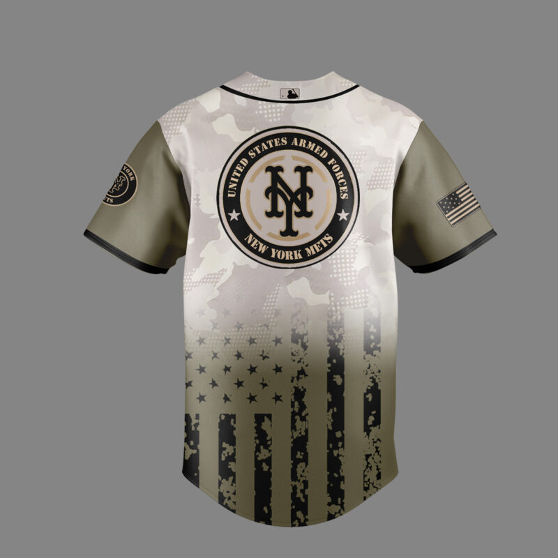 Limited Edition New York Mets Armed Forces Day Jersey 2025 - Image 3