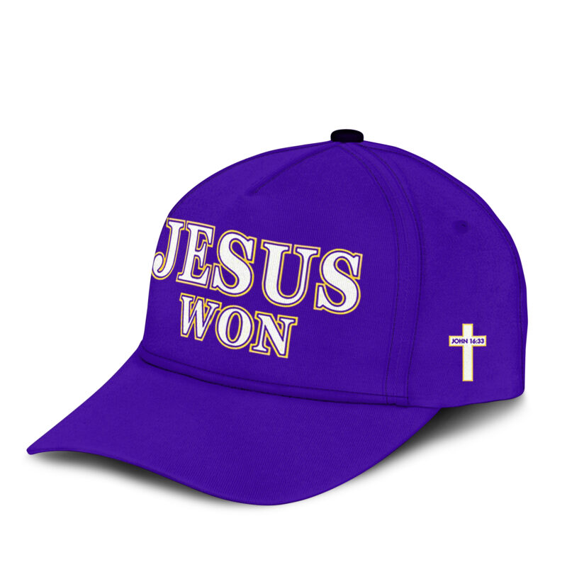 LSU Basketball Jesus Won Tee - Purple Tshirt l Limited Edition. - Image 7