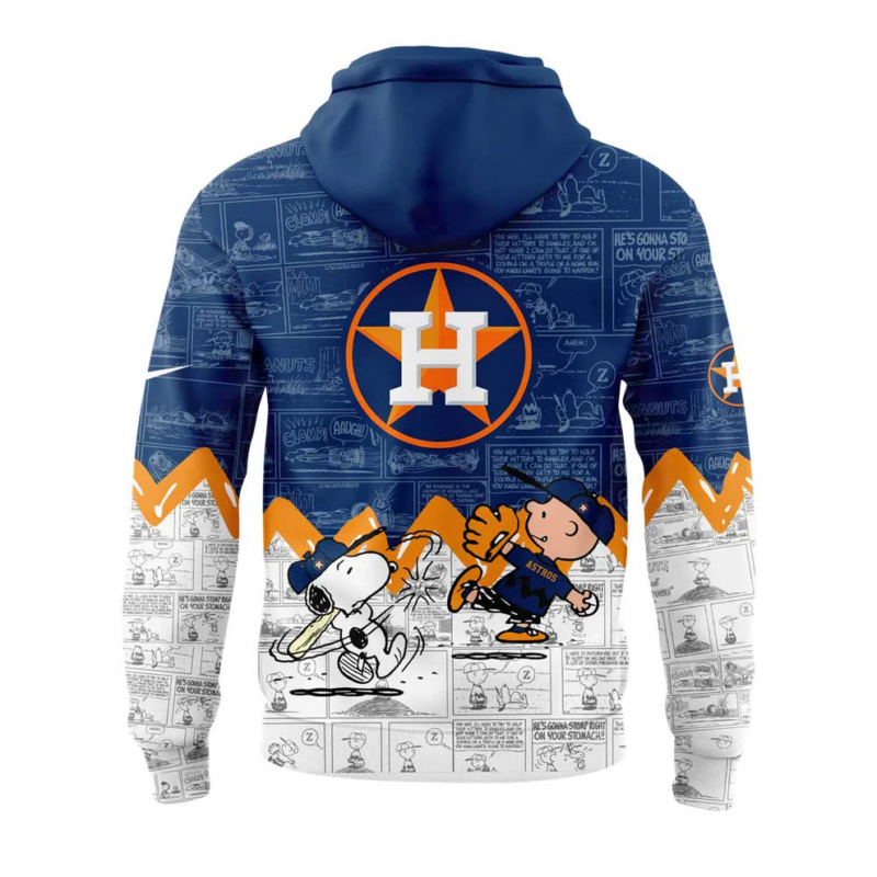 Houston Astros 75th Anniversary of Peanuts Hoodie - Image 2