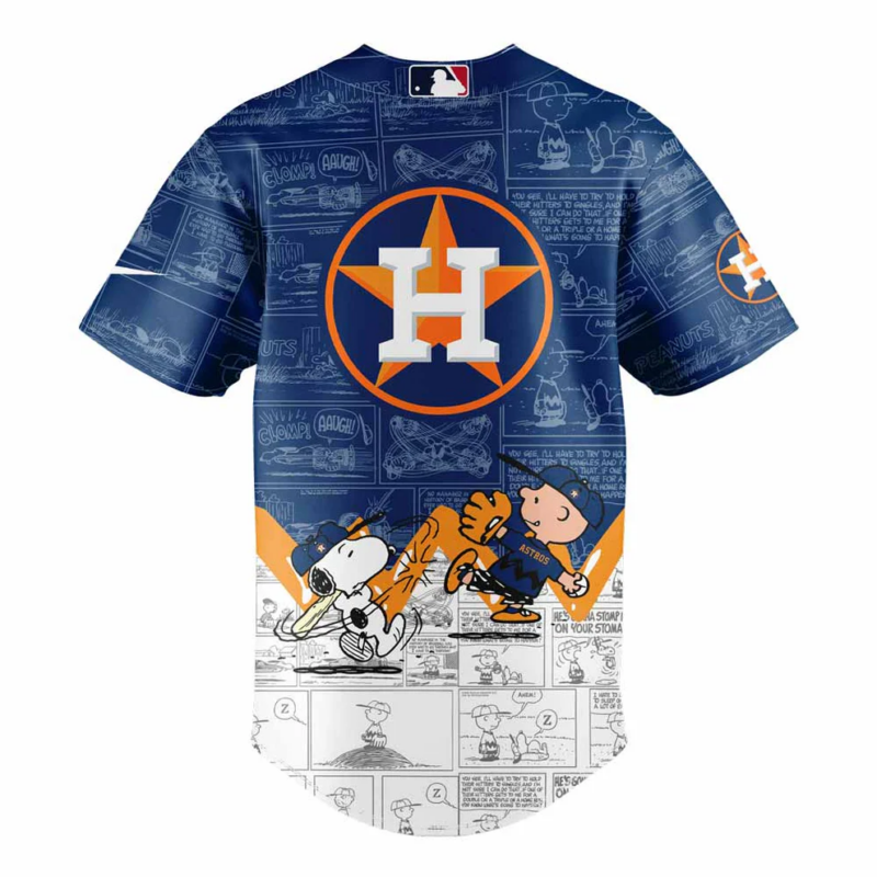 Houston Astros 75th Anniversary of Peanuts Jersey 2025 - Image 5