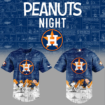 Houston Astros 75th Anniversary of Peanuts Jersey 2025