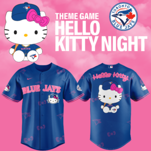 Toronto Blue Jays x Hello Kitty Special Edition 2025 BASEBALL JERSEY