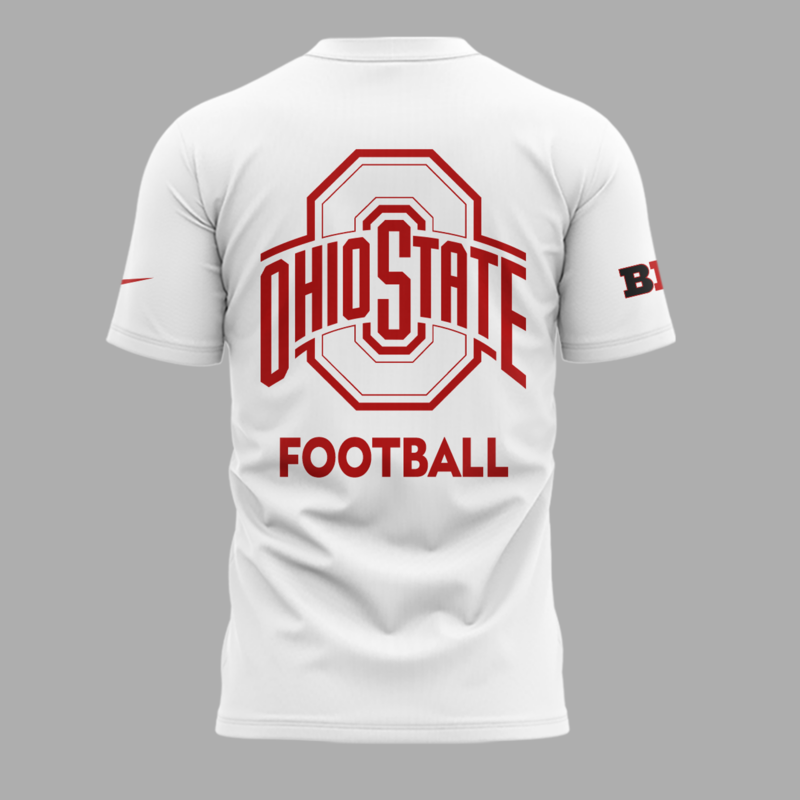 Limited Edition Ohio Football "ALL TO HIM" White Tshirt 2025 - Image 3