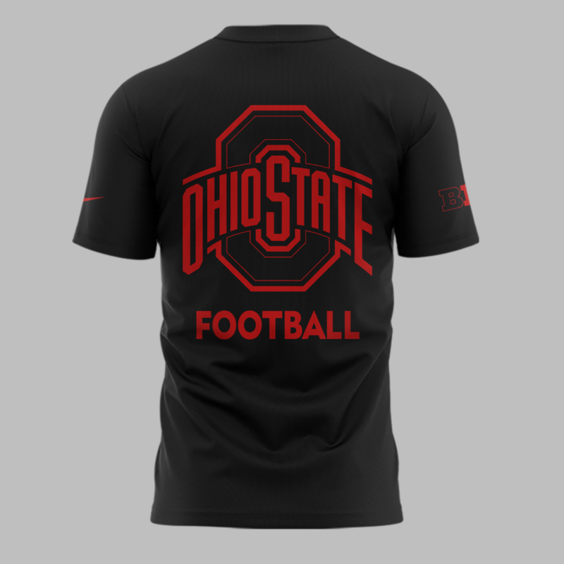 Limited Edition Ohio Football "ALL TO HIM" Black Tshirt 2025 - Image 3