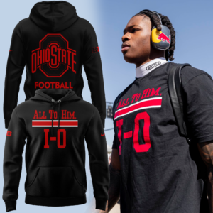 Limited Edition Ohio Football "ALL TO HIM" Black Hoodie 2025