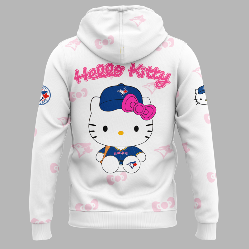 Toronto Blue Jays x Hello Kitty Special Edition 2025 Hoodie - Image 3