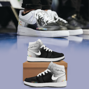 Limited Edition Brooklyn Nets  Autism Acceptance Month Sneaker AJ 1 Shoes
