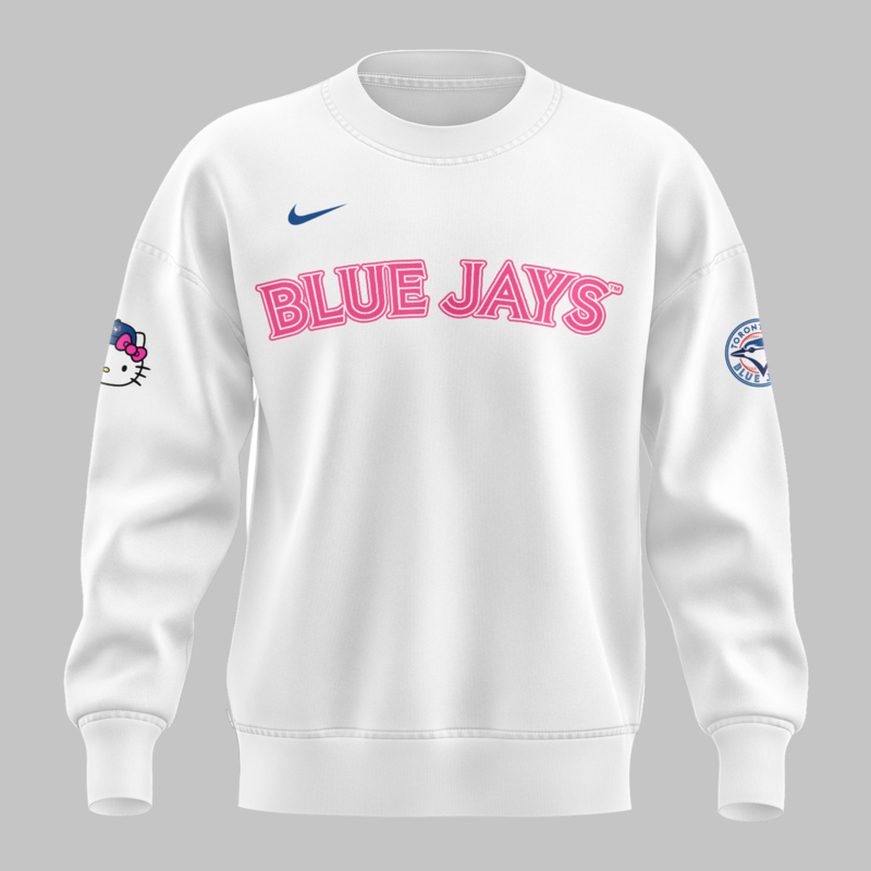 Toronto Blue Jays x Hello Kitty Special Edition 2025 SWEATSHIRT - Image 2