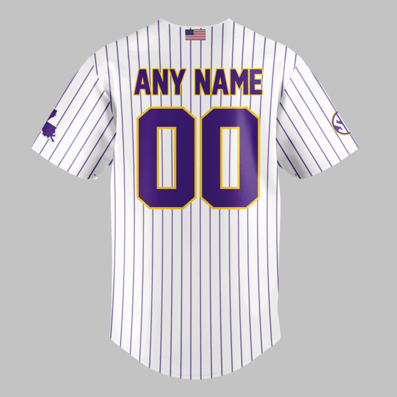 LSU Baseball  Special Edition 2025 BASEBALL JERSEY Custom Number and Custom Name - Image 3