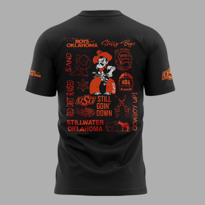 Cowboys Limited The Boys From Oklahoma Black T shirt 2025 - Image 3