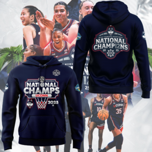 UConn Women’s Basketball  2025 NCAA Women's Basketball National Champions  Hoodie