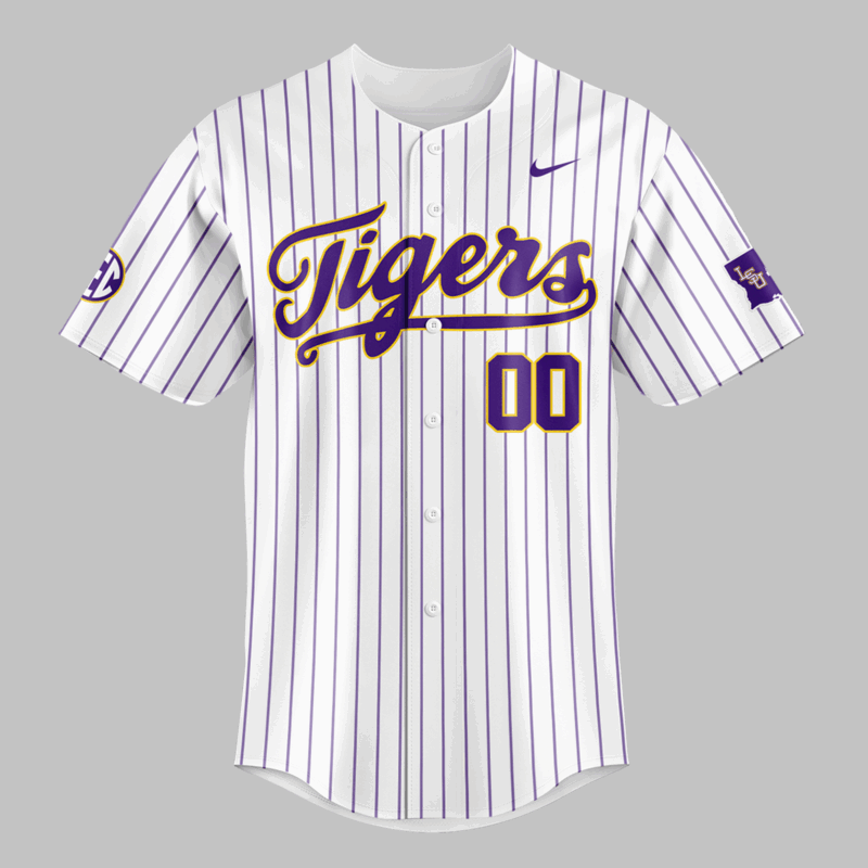 LSU Baseball  Special Edition 2025 BASEBALL JERSEY Custom Number and Custom Name - Image 2