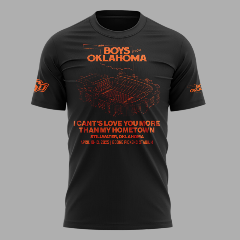 Cowboys Limited The Boys From Oklahoma Black T shirt 2025 - Image 2