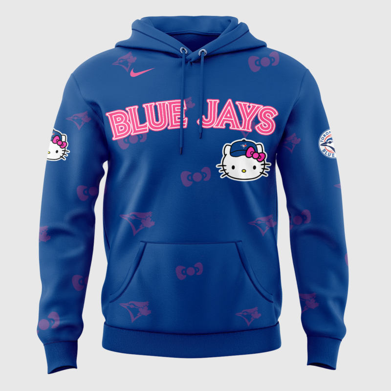 Toronto Blue Jays x Hello Kitty Special Edition 2025 Hoodie - Image 2
