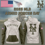 New York Mets 2025 MLB ARMED FORCES DAY  Hoodie