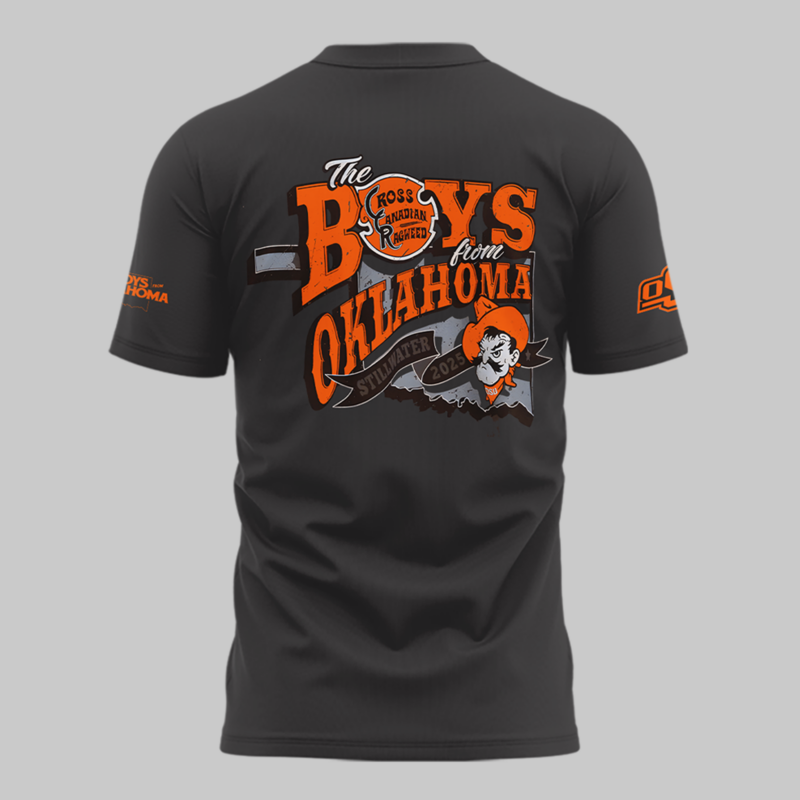 Cowboys Limited The Boys From Oklahoma Black T shirt 2025 - Image 3