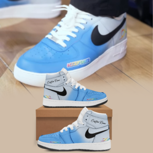 Limited Edition Dallas Mavericks  Autism Acceptance Month Sneaker AJ 1 Shoes