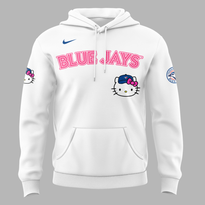 Toronto Blue Jays x Hello Kitty Special Edition 2025 Hoodie - Image 2