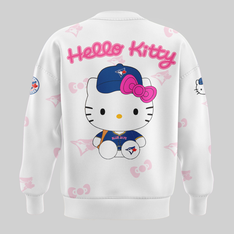 Toronto Blue Jays x Hello Kitty Special Edition 2025 SWEATSHIRT - Image 3
