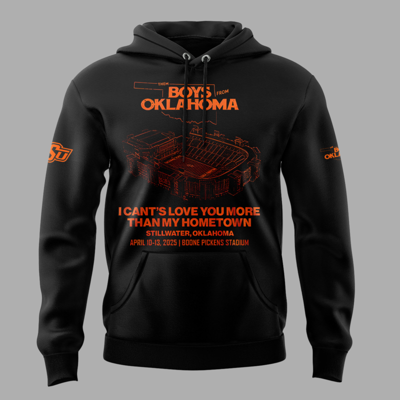Cowboys Limited The Boys From Oklahoma Black Hoodie 2025 - Image 2