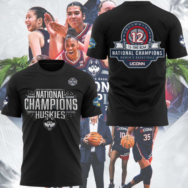 UConn Women’s Basketball  2025 NCAA Women's Basketball National Champions  tshirt