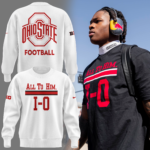 Limited Edition Ohio Football "ALL TO HIM" White Sweat 2025