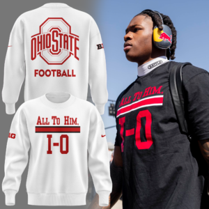 Limited Edition Ohio Football "ALL TO HIM" White Sweat 2025
