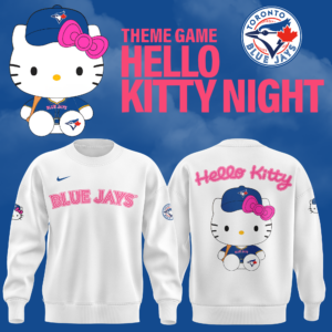 Toronto Blue Jays x Hello Kitty Special Edition 2025 SWEATSHIRT