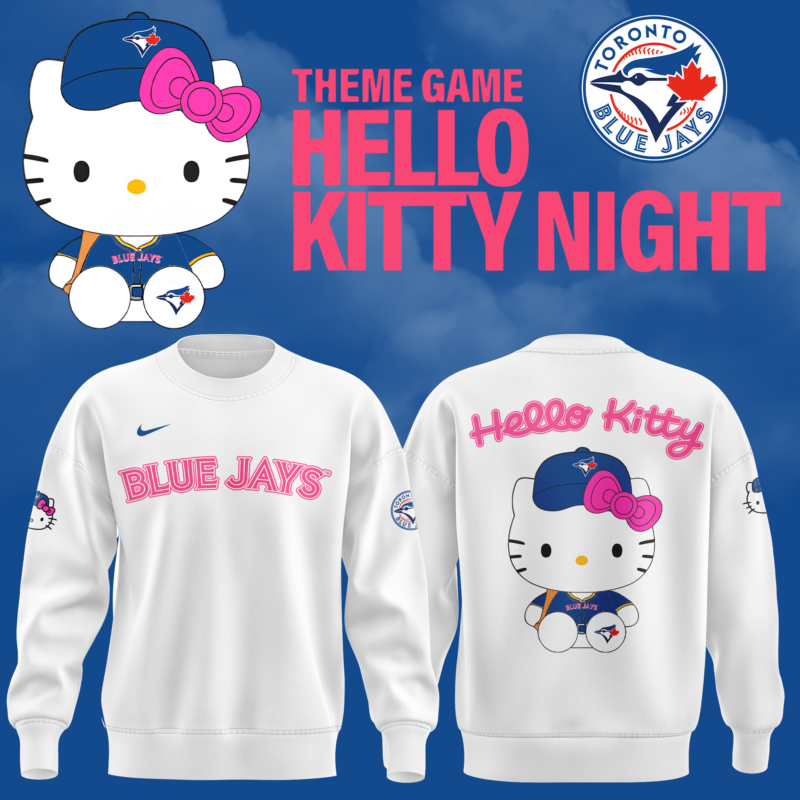 Toronto Blue Jays x Hello Kitty Special Edition 2025 SWEATSHIRT