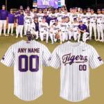 LSU Baseball  Special Edition 2025 BASEBALL JERSEY Custom Number and Custom Name