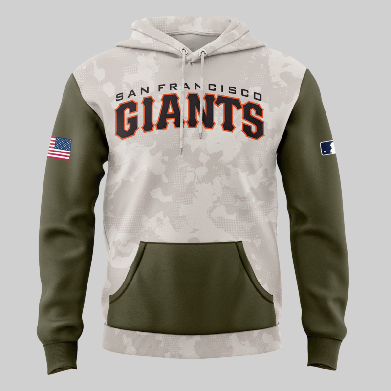 San Francisco Giants 2025 MLB ARMED FORCES DAY  Hoodie - Image 2