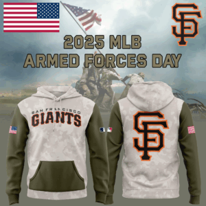 San Francisco Giants 2025 MLB ARMED FORCES DAY  Hoodie
