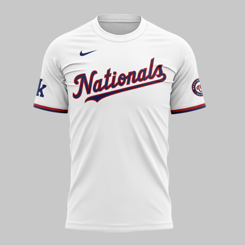 Special New Washington Nationals x Hello Kitty Tshirt 2025 - Image 2