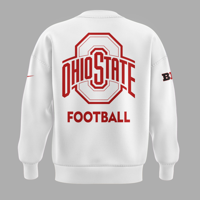 Limited Edition Ohio Football "ALL TO HIM" White Sweat 2025 - Image 3