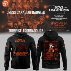 Cowboys Limited The Boys From Oklahoma Black Hoodie 2025