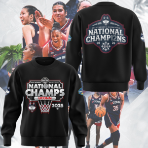 UConn Women’s Basketball  2025 NCAA Women's Basketball National Champions  sweatshirt