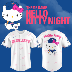 Toronto Blue Jays x Hello Kitty Special Edition 2025 BASEBALL JERSEY