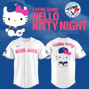 Toronto Blue Jays x Hello Kitty Special Edition 2025 BASEBALL JERSEY