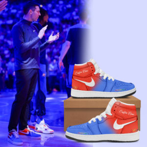 Limited Edition Oklahoma City Thunders Autism Acceptance Month Sneaker AJ 1 Shoes