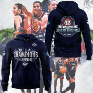 UConn Women’s Basketball  2025 NCAA Women's Basketball National Champions  Hoodie
