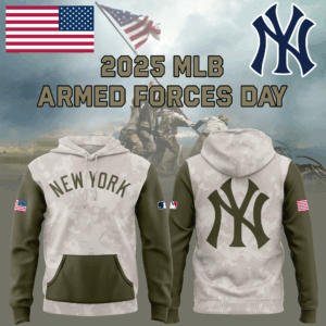 New York Yankees 2025 MLB ARMED FORCES DAY  Hoodie