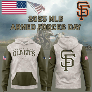San Francisco Giants 2025 MLB ARMED FORCES DAY  Hoodie