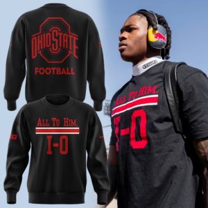 Limited Edition Ohio Football "ALL TO HIM" Black Sweat 2025