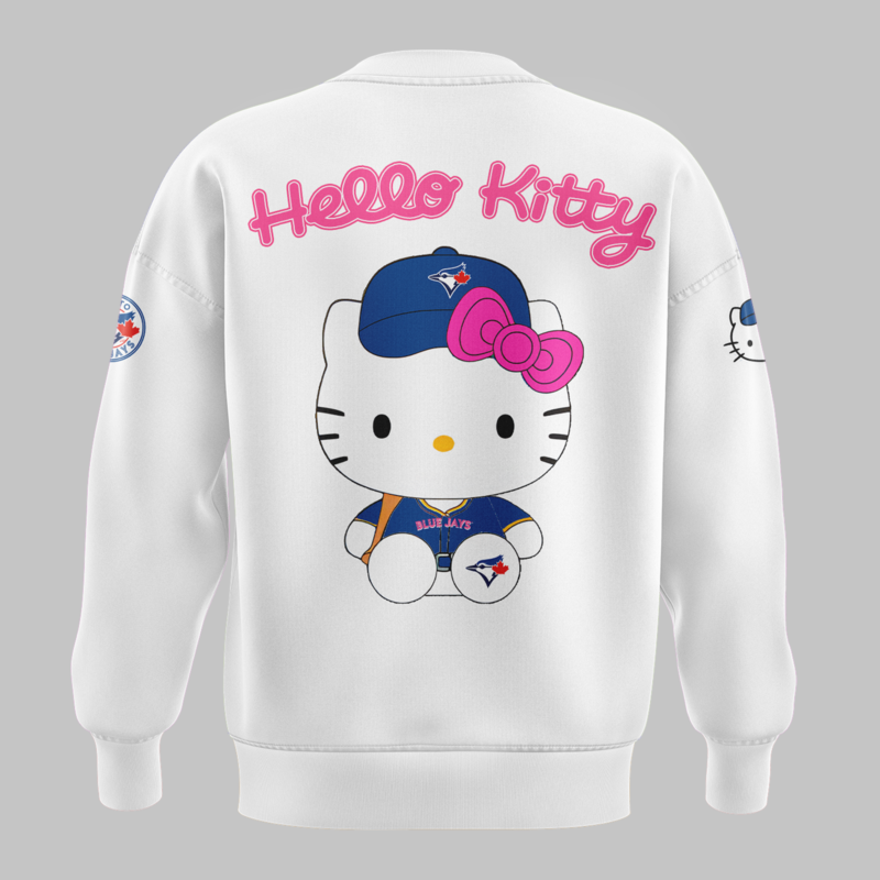 Toronto Blue Jays x Hello Kitty Special Edition 2025 SWEATSHIRT - Image 3