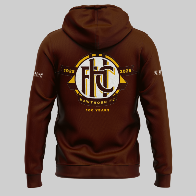 Limited Edition Hawthorn FC Hoodie 2025 - Image 3