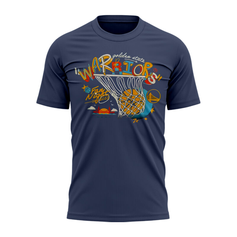 Golden State Warriors fans night Tshirt limited edition 2025 - Image 2